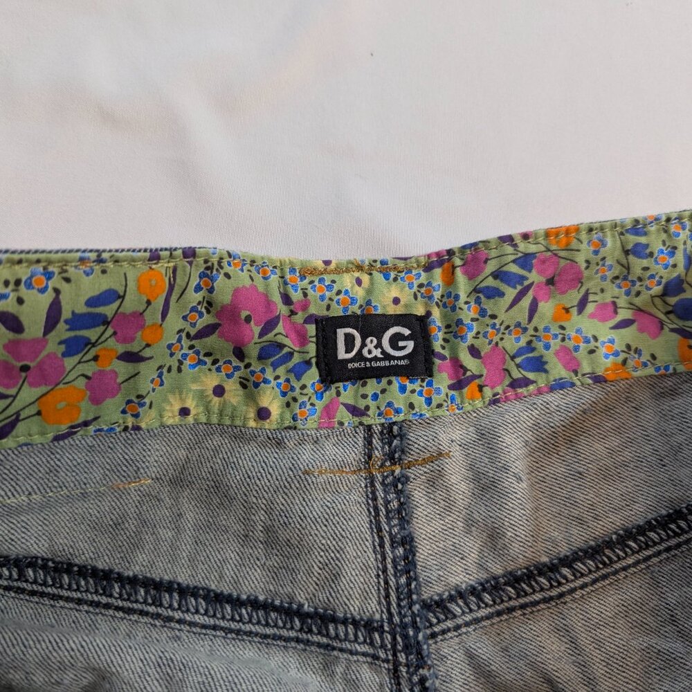 Dolce & Gabbana Denim Capris Size *26 (Size 2-4 according to AI) - Picture 4 of 16